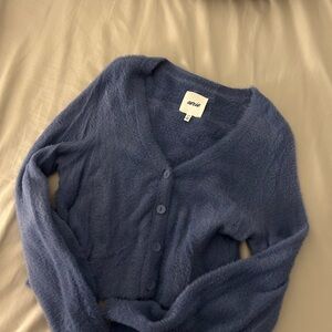 Aerie Soft Blue Cardigan Sweater